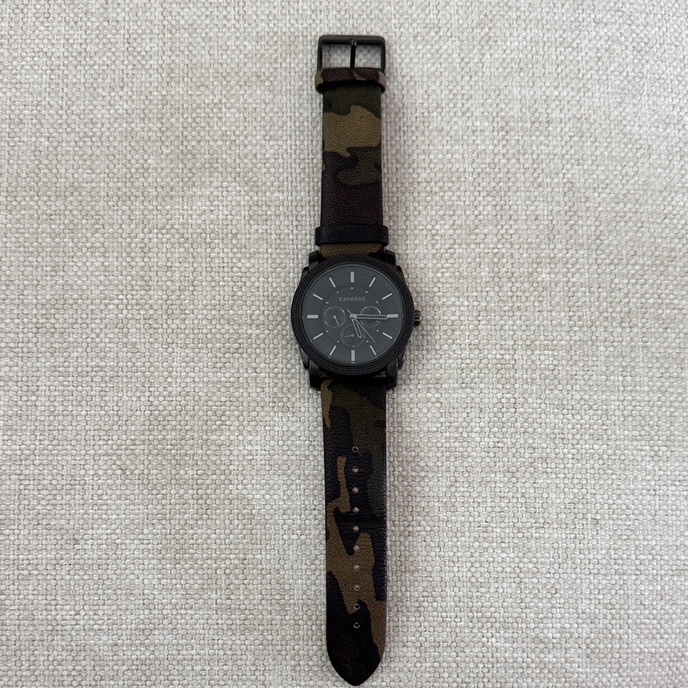 Express Men's Camouflage Watch Strap